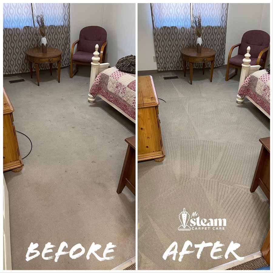 Carpet Cleaning in North Ogden Before After 2