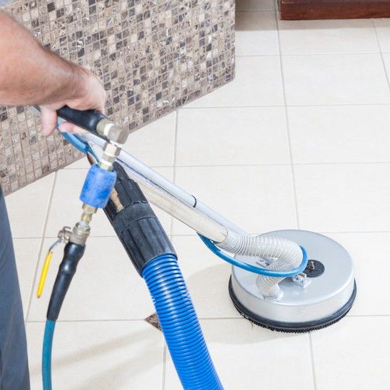 Tile grout cleaning service